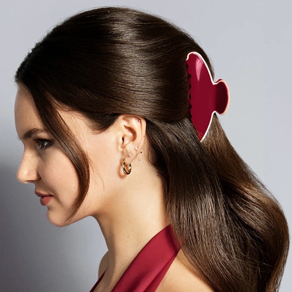 Red Couture Hair Clip - Picture 4 of 4
